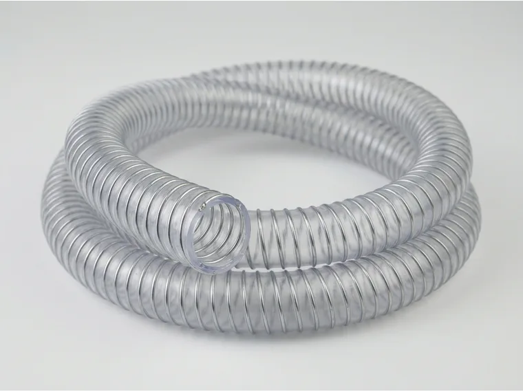 Konya çelik telli şeffaf spiral hortum